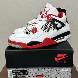 Jordan 4 Fire Red Size 13