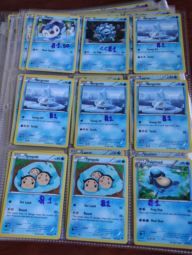 Pokemon cards Precios En Los Stickers 