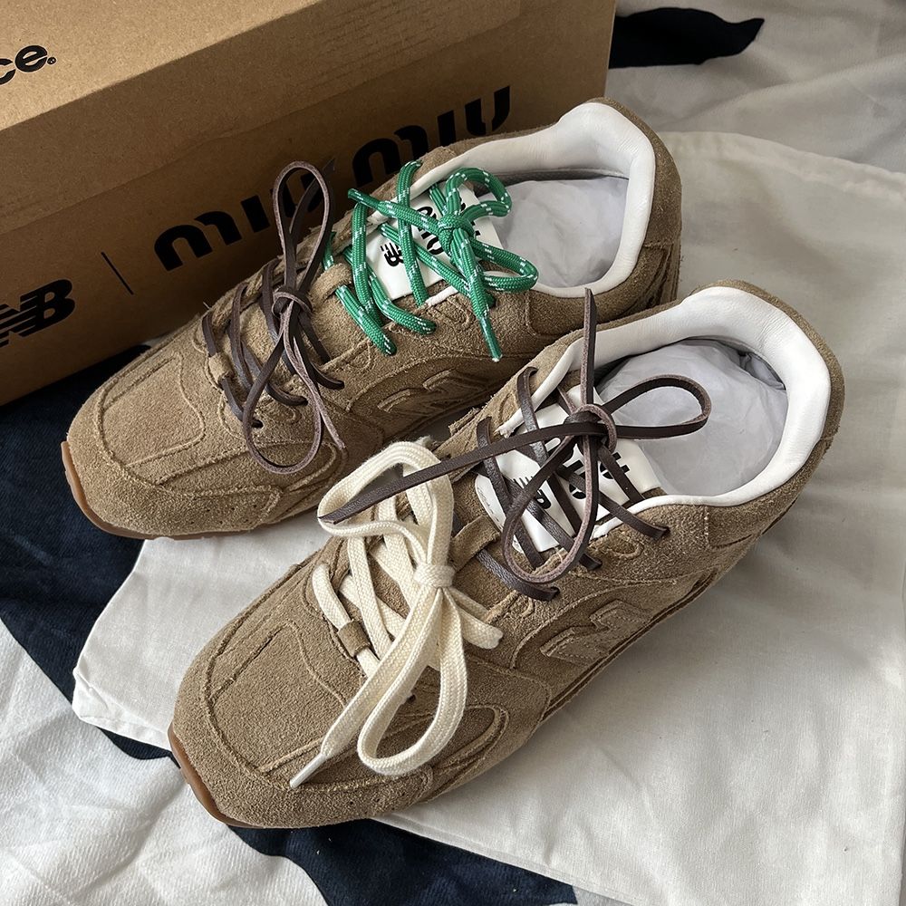  Miu Miu X New Balance530 Sl Suede Sneakers