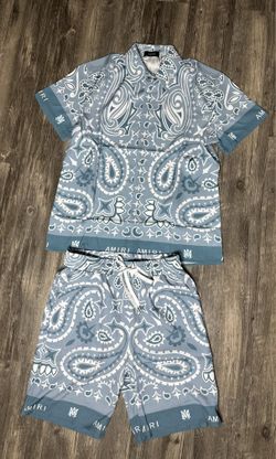 Amiri Bandana Shorts Set 