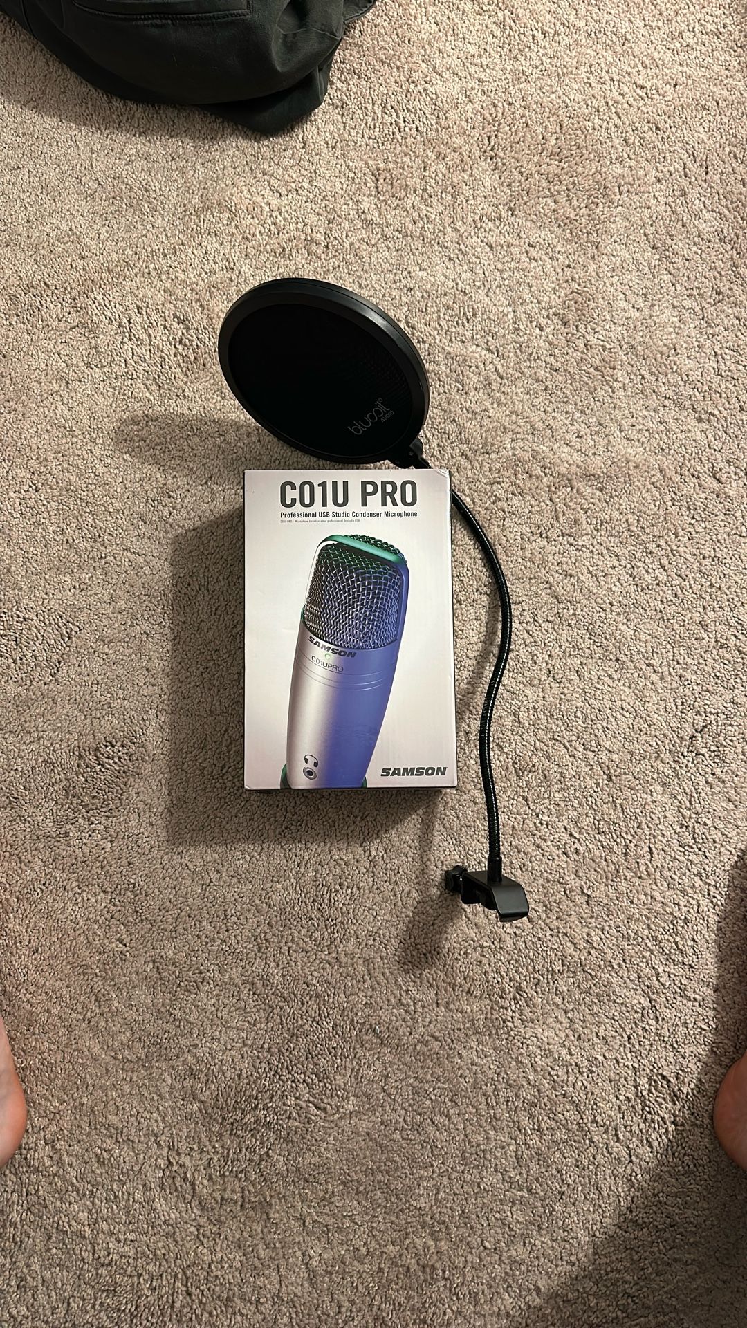 Studio Microphone With Pop Filter