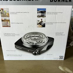 Electric Single Burner New