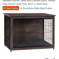 Wooden Dog Crate 