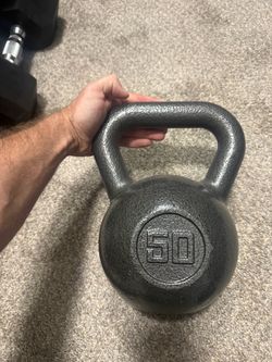 50 pound kettle bell