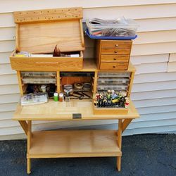 Real Wood Mobile handled Fly Tying Desktop Station Accessories & Vise Clamp  for Sale in Rockaway, NJ - OfferUp