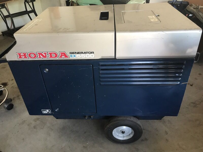 HONDA EX5500 liquid cooled engine generator for Sale in Avondale, AZ