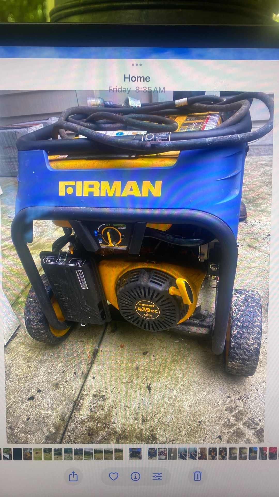 Firman generator TO7571