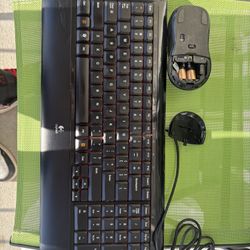 Logitech Keyboard And Mouse 