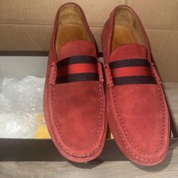Gucci Loafers Men Size 11 – Red OG – Pre-Owned (Excellent Condition)