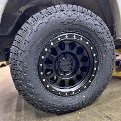 New Wheels & Tires Package Deal Method MR315 Matte Black 285/70R17 Falken Wildpeak AT4W 6x139.7