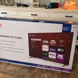 55” TCL Smart 4K LED UHD Tv
