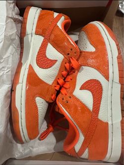 Nike Dunk Low Orange White Sneakers