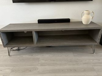 Gray Modern TV Stand