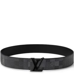 SS24 Louis Vuitton LV Initials Damoflage 40MM Reversible Belt 95cm NWT