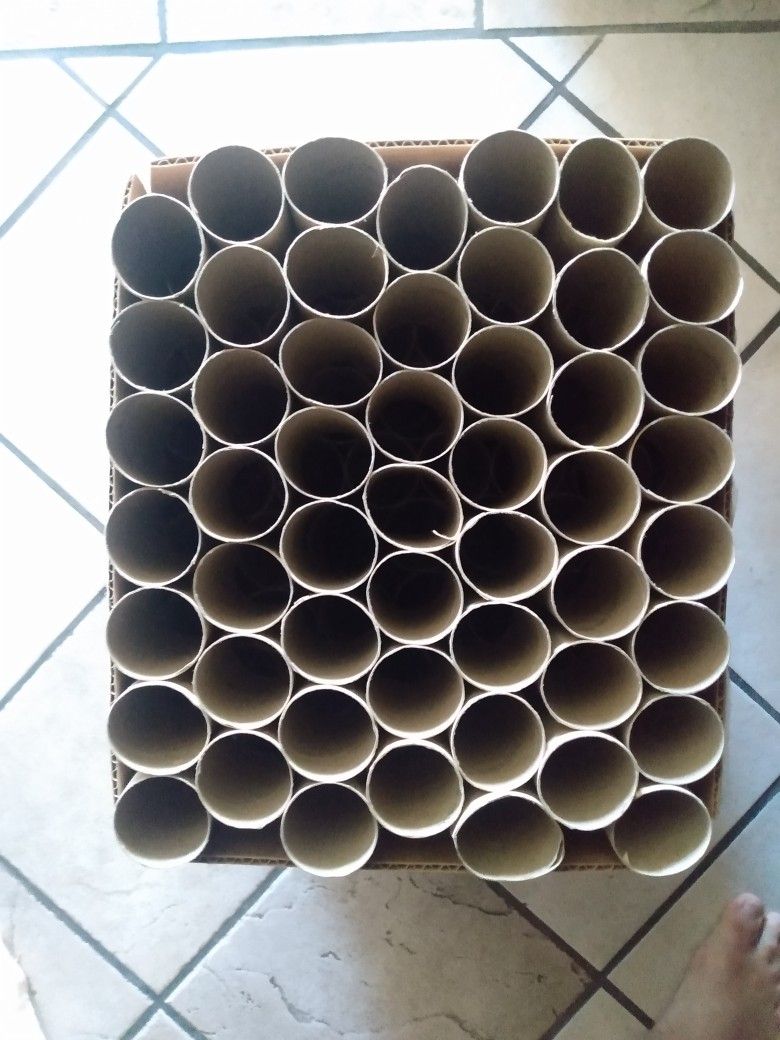 200 Clean Empty Cardboard Toilet Paper Rolls