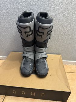 Fox Racing Motion Boots Size 10 Dark Shadow