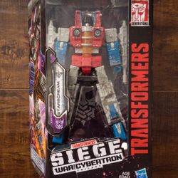 Starscream TRANSFORMERS jet 2019 SIEGE • Seekers DECEPTICON 📦👌🏼