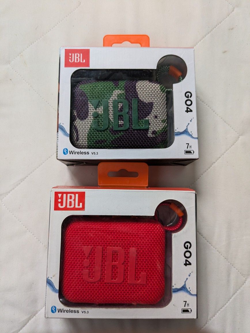 JBL Go 4 portable Bluetooth speaker Brand New 