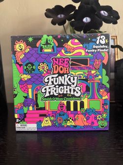 Nee Doh Funky Frights Squish-O-Ween Countdown Set