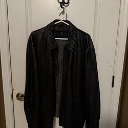 Men’s Leather Jacket-Large