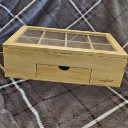 Casafield Bamboo Tea Organizer