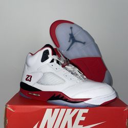 JORDAN “ FIRE RED “ 5 SIZE 11