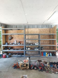 Metal Adjustable Shelves Rack Self Storage
