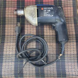 Vintage Corded 3/8” Black & Decker Drill Motor