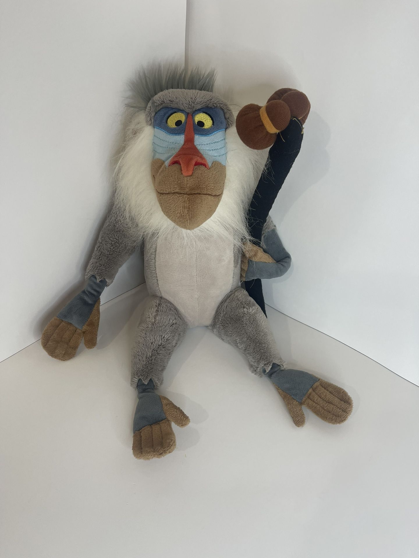 Disney Store Rafiki Plush The Lion King Stuffed Monkey Baboon Animal Toy 15"