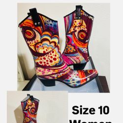 Nomad “Yippy” Turquoise Monet Boots
