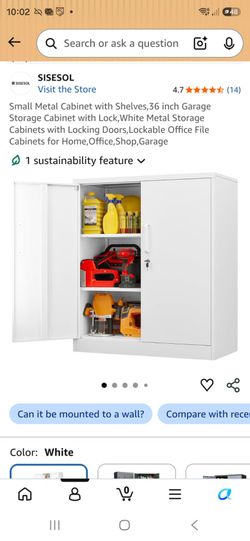 Brand New Metal Storage Cabinets – Unopened (5 Available) – Pickup Elmhurst