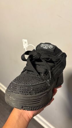 Amiri Black Sneakers with Studded Detail