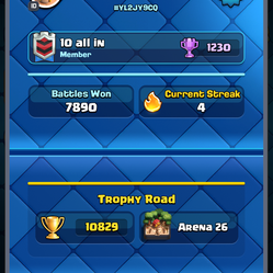 Clash Royale account