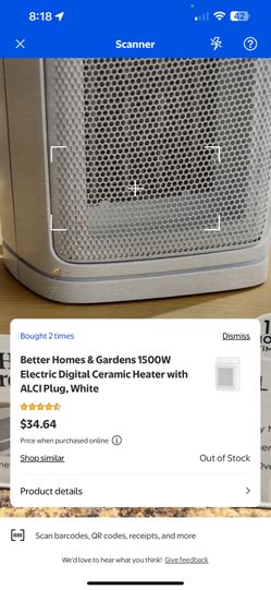 BRAND NEW- BH &G Heater