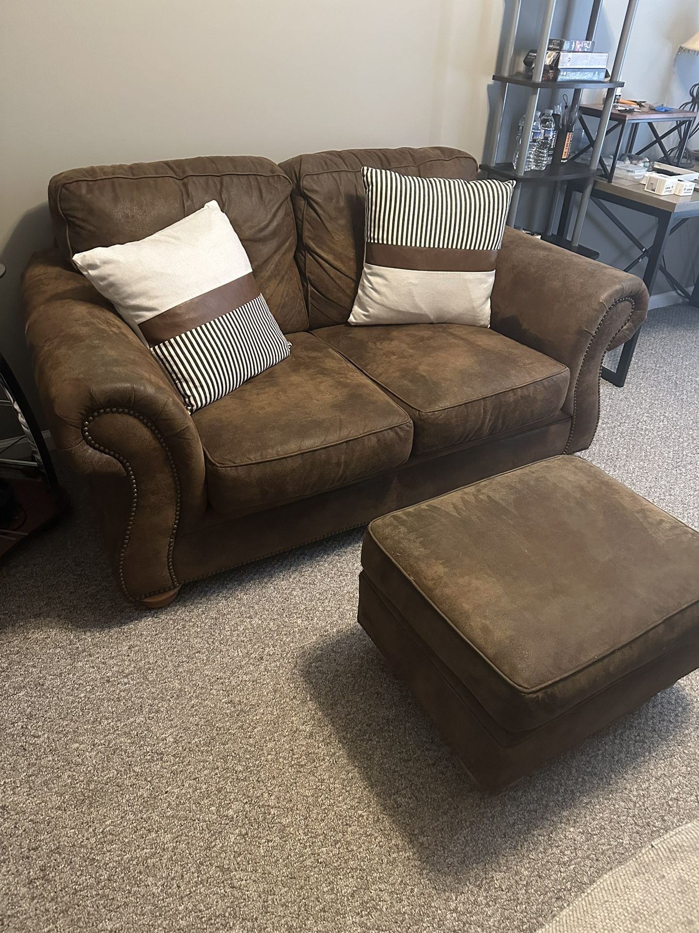Loveseat And Ottoman