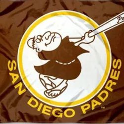 Padres San Diego Flag 5ftx3ft $20 Firm On Price 