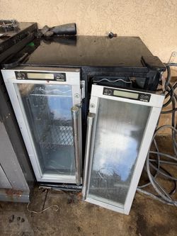 Outdoor wine fridge