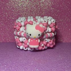 Hello kitty rotator kandi cuff - Sanrio kandi