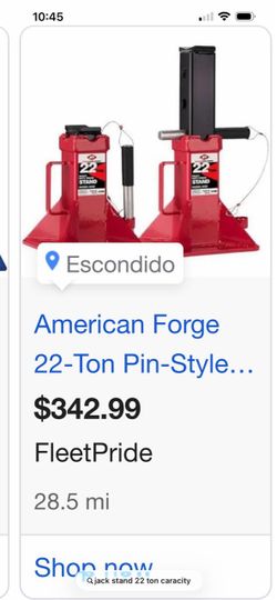 New jack stands 22 ton heavy duty asking $200