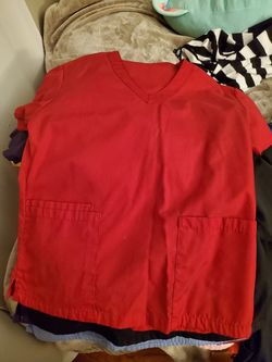 Multiple color scrubs* pricing per scrub top*