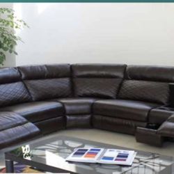 Recliner Sectional Couch USB Hook Up
