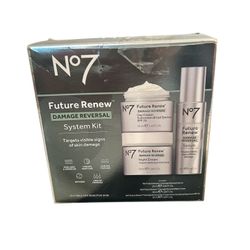 No7 Future renew Damage Reversal System Kit Daycream Nightcream Serum