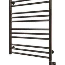 ICO Bath Tuzio Sorano 23.5” x 31" 110 120V Hardwired Stainless Steel Towel Warmer