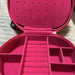 Barbie x Typo Jewellery Case  In Sizzle Pink - New With Tags
