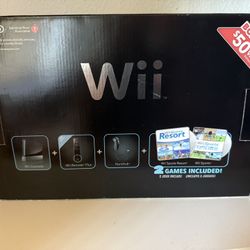 Nintendo Wii Black Console kit