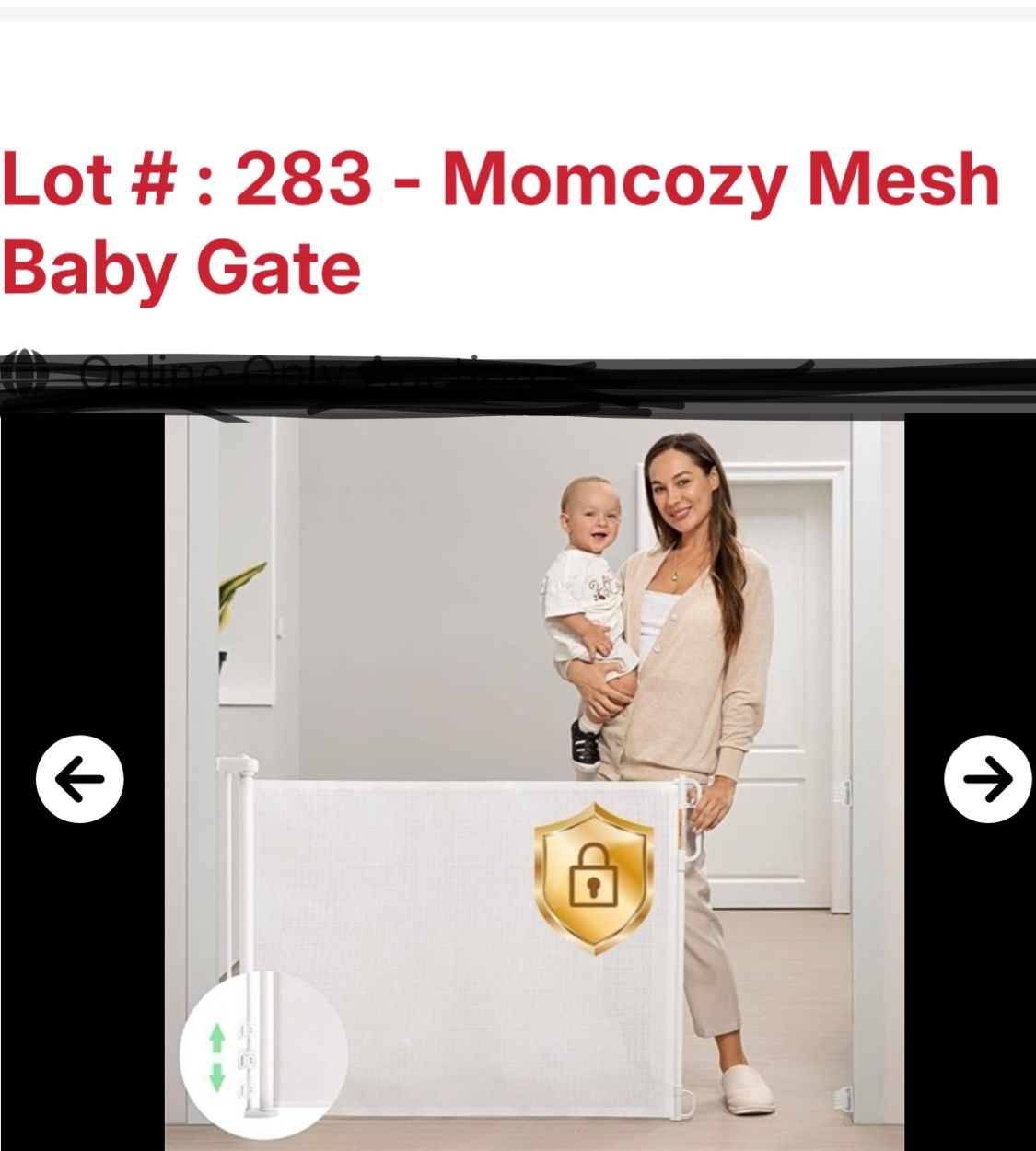 55” PET/BABY MESH GATE… PRESSURE MOUNT… NEW IN BOX
