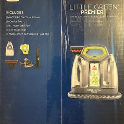 Bissell Little Green Premier Portable Deep Cleaner Carpet Auto Upholstery Stairs