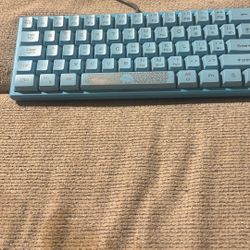 Wired Keyboard And Mouse (blue)