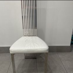 Modrest Elise Modern White Leatherette Dining Chair