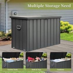 200 Gal. Outdoor Steel Storage Deck Box